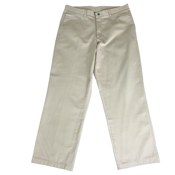 Lee Other - Lee Men's 36 x 32 Khaki Pants Flat Front
